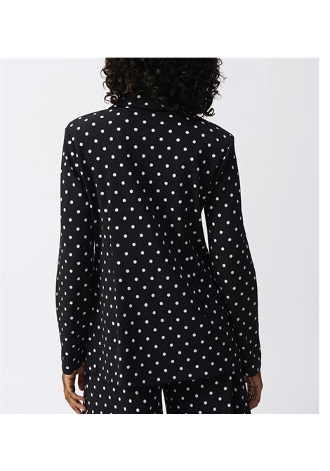 Blazer Joseph Ribkoff donna 251051 Nero pois bianchi bottoni scollo a V JOSEPH RIBKOFF | Blazer | 251051110